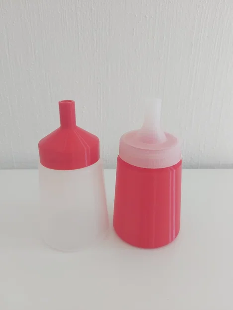 Mô hình chai đựng nước sốt (Dip Bottle) chuẩn SP-410 - Image 3