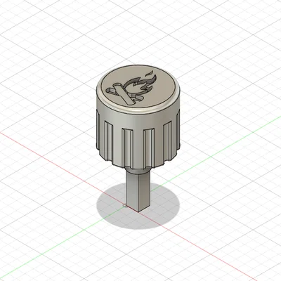 Núm vặn tủ RV họa tiết lửa trại độc đáo (RV Cabinet Knob)