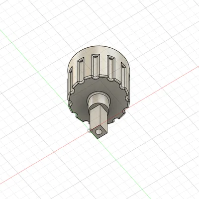 Núm vặn tủ RV họa tiết lửa trại độc đáo (RV Cabinet Knob)