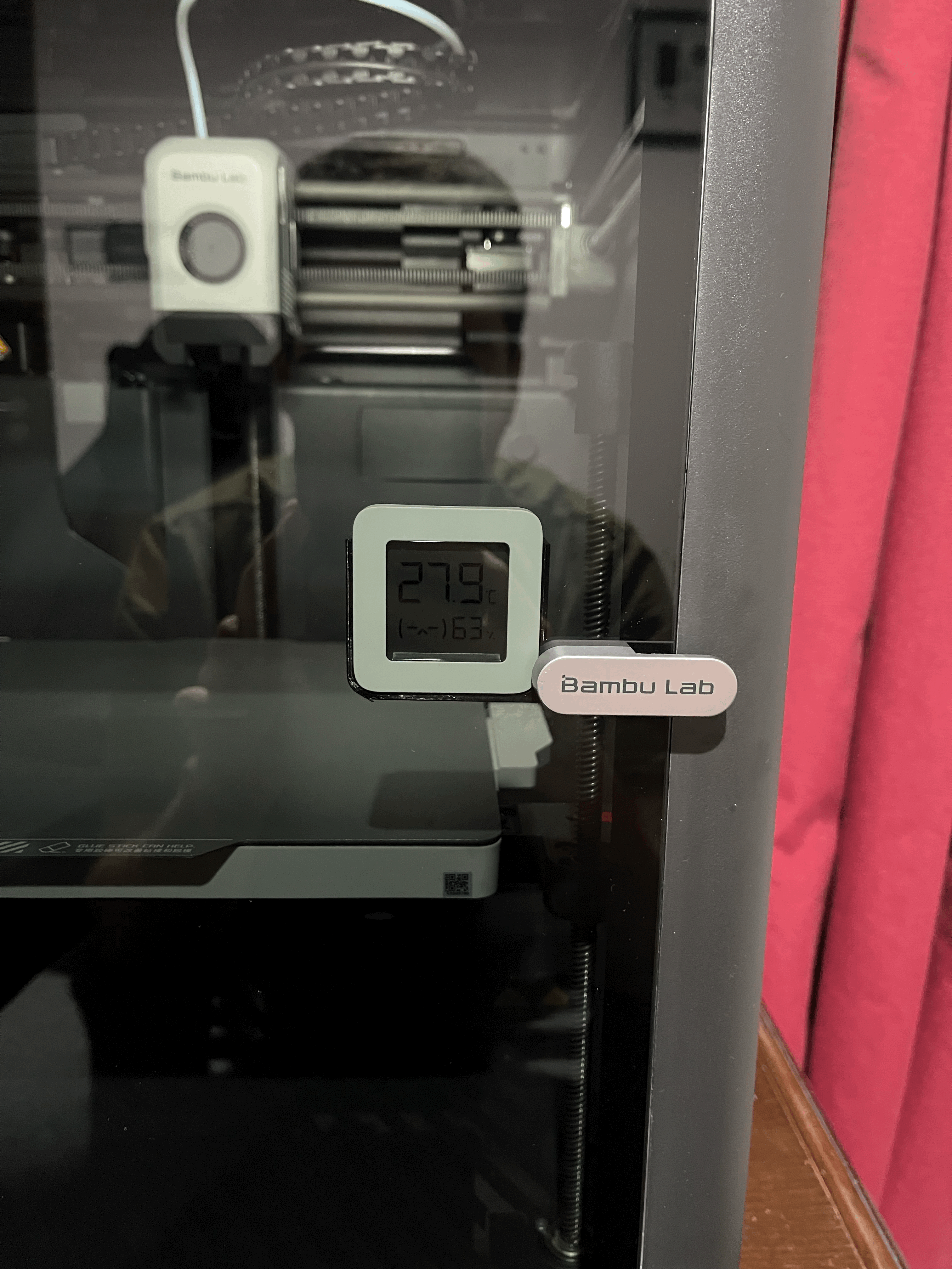 Giá đỡ nhiệt kế MIJIA cho máy in 3D Bambu Lab P1S, X1, X1C - Image 1