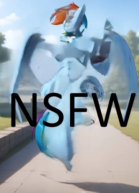 Mô hình 3D Rainbow Dash 2 (Phiên bản Pony cách điệu) - Image 1
