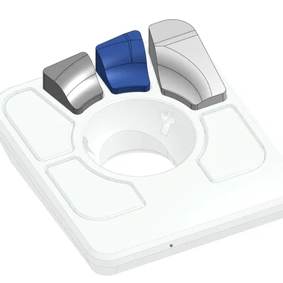 Nút bấm đôn cao cho Ploopy Adept