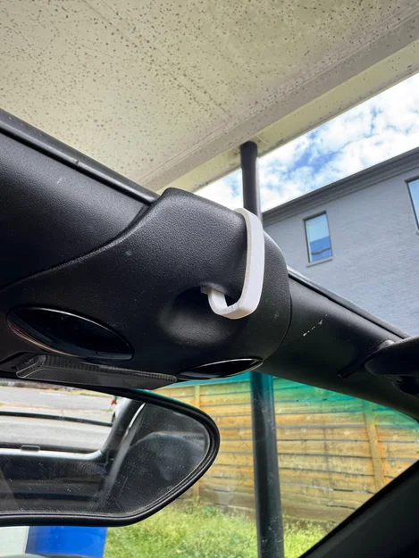 Kẹp giữ nút cảm biến mui xếp Porsche Boxster 986 màu đỏ - Image 1