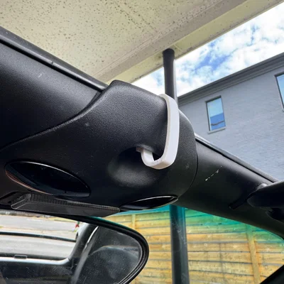 Kẹp giữ nút cảm biến mui xếp Porsche Boxster 986 màu đỏ