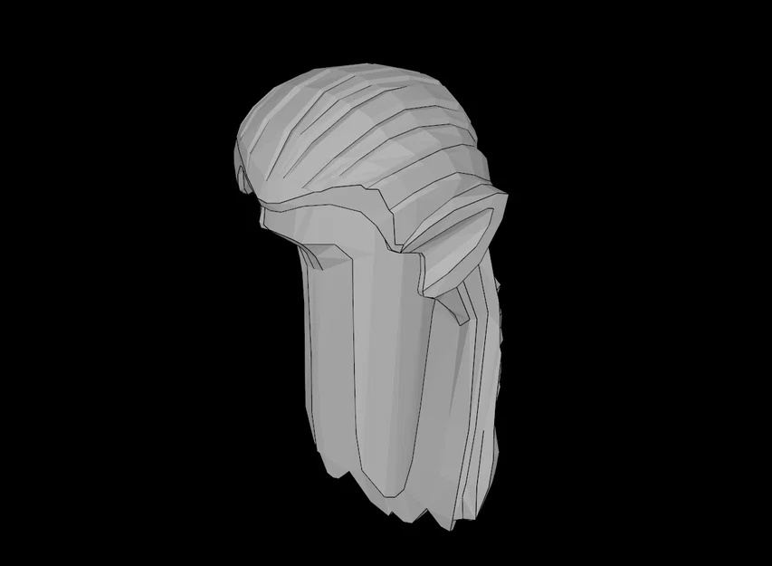 Mô hình tóc dài tai yêu tinh cho Minifig (Tương thích Lego) - Image 1