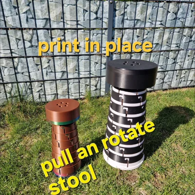 Ghế đôn thông minh có thể kéo và xoay