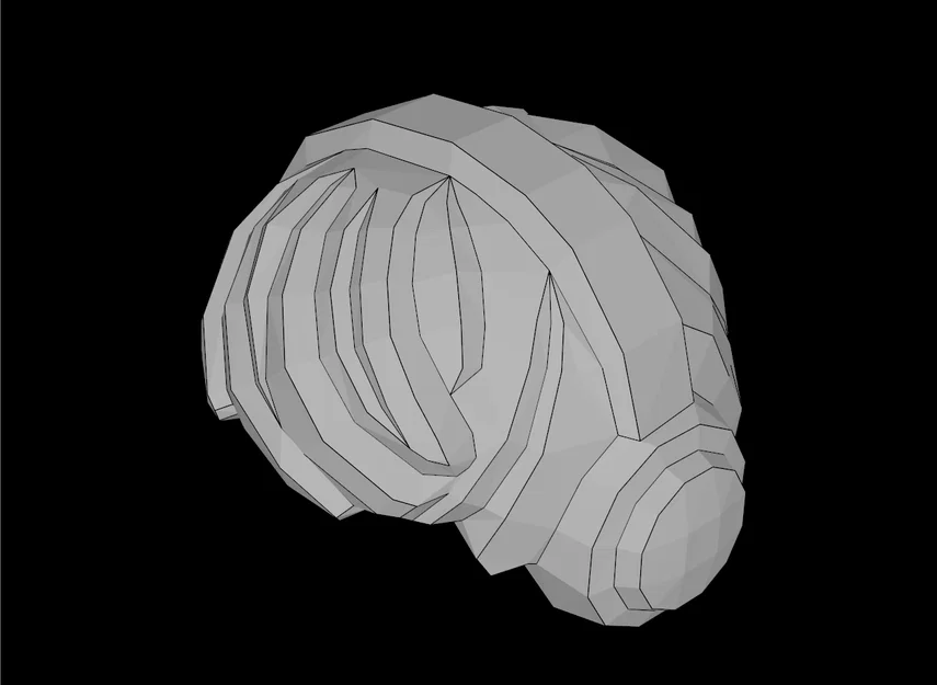 Mô hình tóc ngắn kèm tai nghe tùy chỉnh cho nhân vật minifig LEGO - Image 1