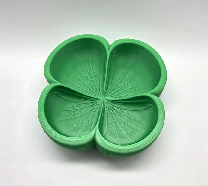 Khay 3D hình cỏ 4 lá may mắn - Thiết kế không cần hỗ trợ - Image 2