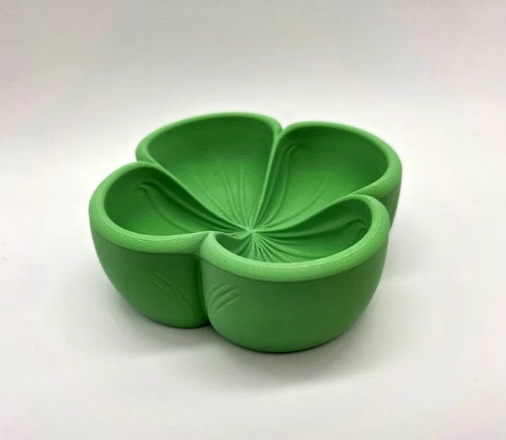 Khay 3D hình cỏ 4 lá may mắn - Thiết kế không cần hỗ trợ - Image 5