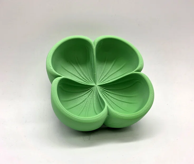 Khay 3D hình cỏ 4 lá may mắn - Thiết kế không cần hỗ trợ - Image 6