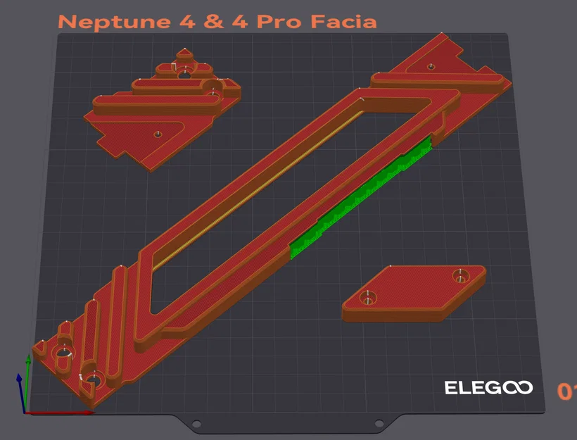 Mặt nạ trước (Front Panel) cho Neptune 4 và 4 Pro - Image 2