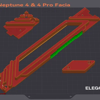 Mặt nạ trước (Front Panel) cho Neptune 4 và 4 Pro