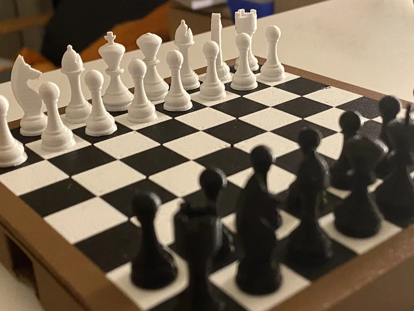 Bộ cờ vua du lịch/cỡ nhỏ tích hợp nam châm - Image 2