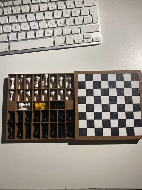 Bộ cờ vua du lịch/cỡ nhỏ tích hợp nam châm - Image 3