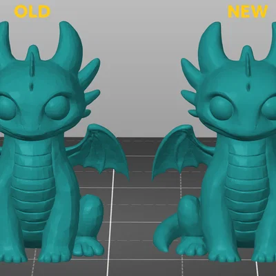 Mô hình rồng Toothless (Smoother Version) in 3D siêu mượt mà