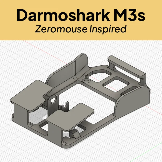 Vỏ chuột Darmoshark M3s Varun (Lấy cảm hứng từ Zeromouse) - Image 1