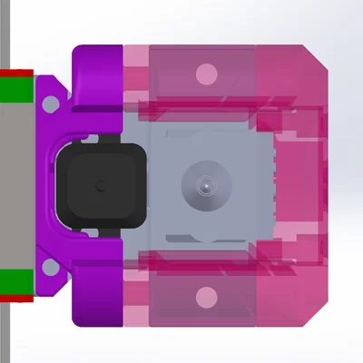 Ngàm đèn Dragon Burner v8 MGN12H tích hợp Cr-Touch
