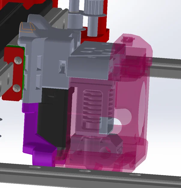 Ngàm đèn Dragon Burner v8 MGN12H tích hợp Cr-Touch - Image 3