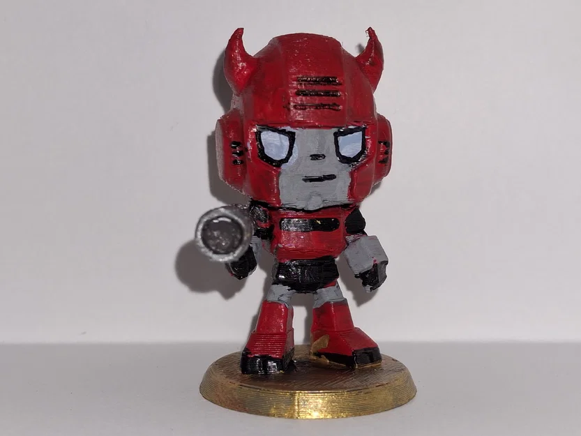 Mô hình Cliffjumper Transformers phong cách Chibi in 3D ấn tượng - Image 4