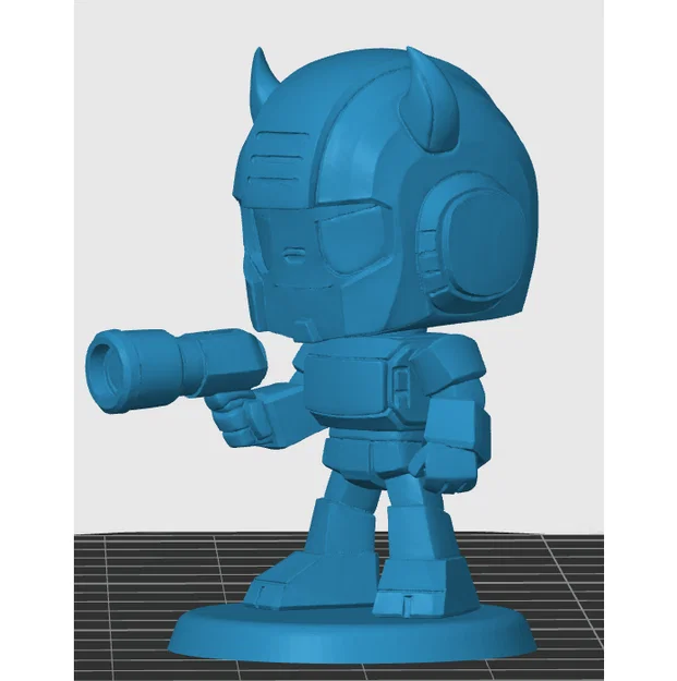 Mô hình Cliffjumper Transformers phong cách Chibi in 3D ấn tượng - Image 5