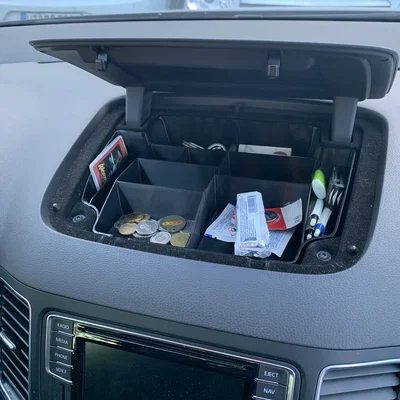 Khay chia ngăn hộc giữa cho Seat Alhambra / VW Sharan