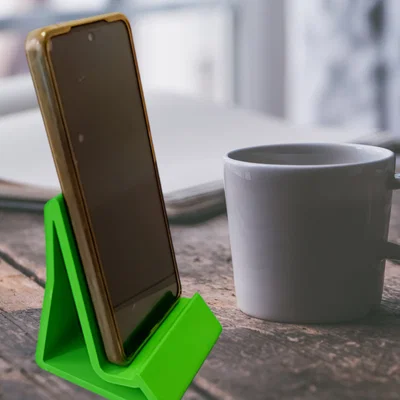 Giá đỡ điện thoại 3D đơn giản, chắc chắn cho bàn làm việc