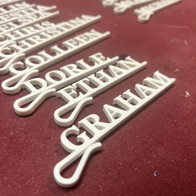 Wedding Drink Name Tags Generator - Công cụ tạo bảng tên gắn ly đám cưới bằng OpenSCAD