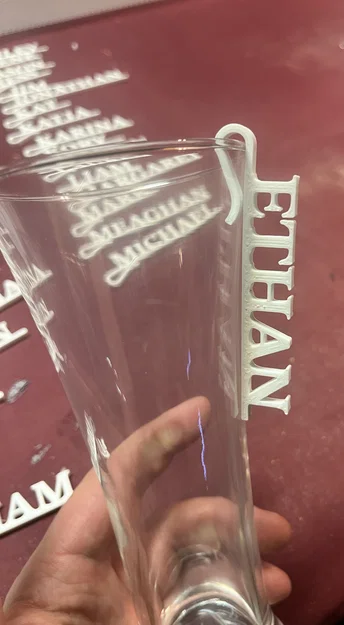 Wedding Drink Name Tags Generator - Công cụ tạo bảng tên gắn ly đám cưới bằng OpenSCAD - Image 3