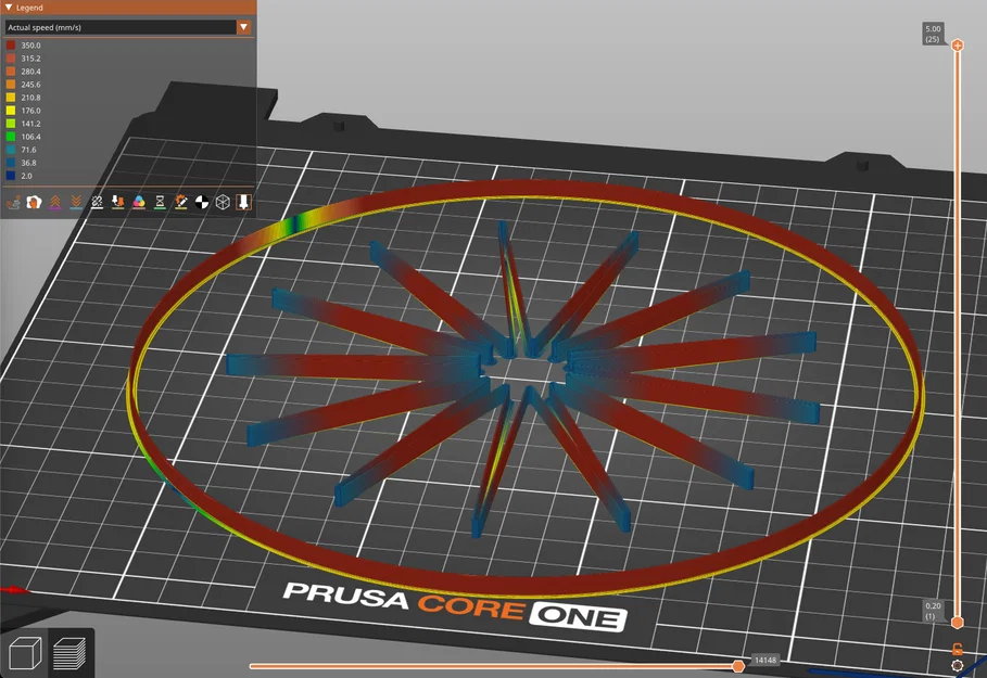 Mẫu in Noisy Star Test dành cho Core One - Image 2