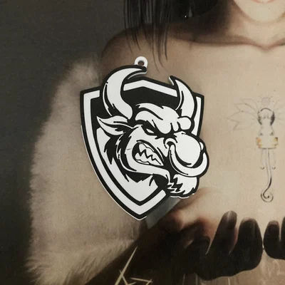 Móc khóa đầu bò tót phong cách thể thao (Keychain Bull Attack) - In 3D