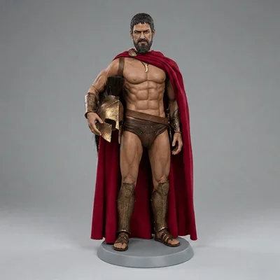 Mô hình 3D Vua Leonidas phim 300 - Chiến binh Spartan huyền thoại