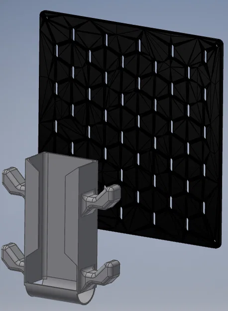 Giá treo túi phân và dây dắt chó cho bảng IKEA Skådis - Image 2