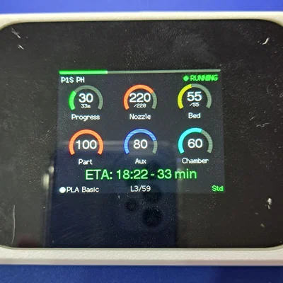 WisBlock BambuHelper Landscape - Thiết bị theo dõi in ấn cho máy in BambuLab