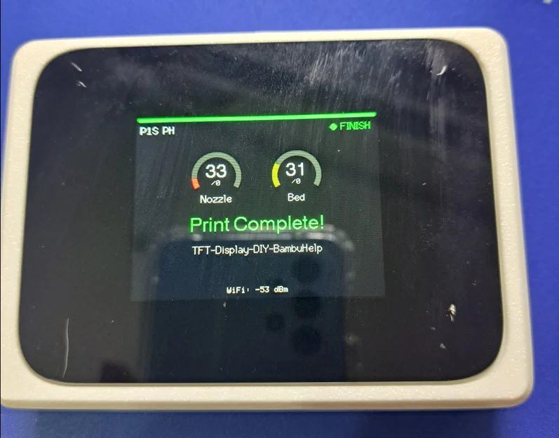 WisBlock BambuHelper Landscape - Thiết bị theo dõi in ấn cho máy in BambuLab - Image 5