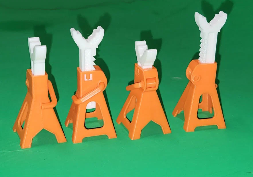 Mô hình chân kê xe RC (Jack Stand) tỉ lệ 1/10 - Đồ chơi in 3D độc đáo - Image 1