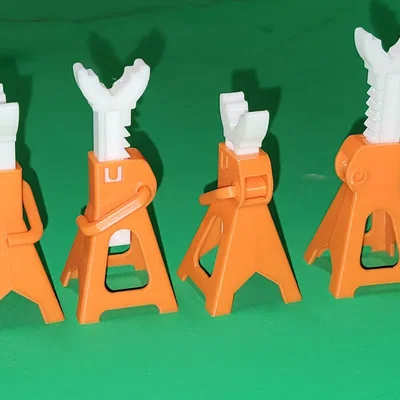 Mô hình chân kê xe RC (Jack Stand) tỉ lệ 1/10 - Đồ chơi in 3D độc đáo