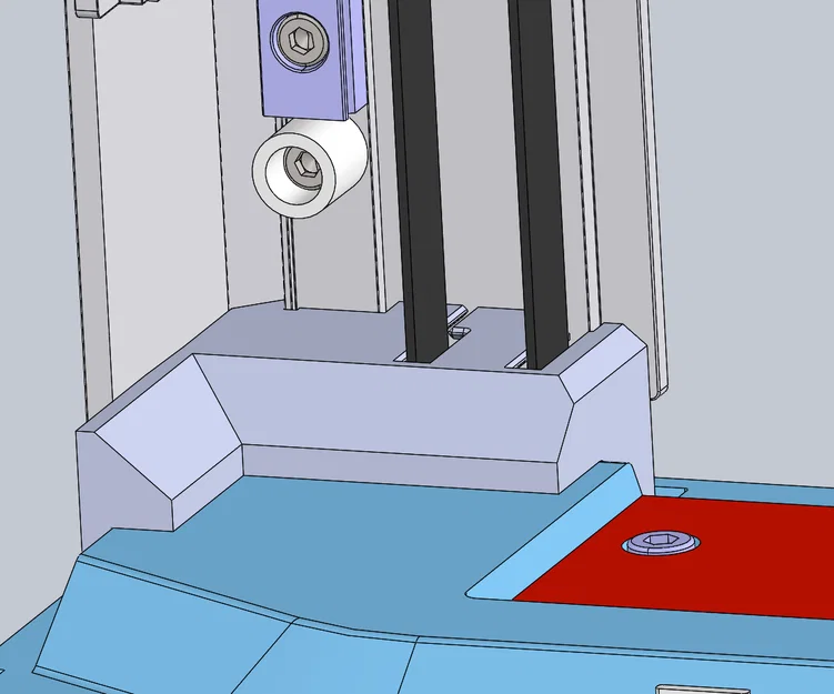 Nắp che bảo vệ dây đai trục Z cho máy in 3D Sovol SV08 - Image 1