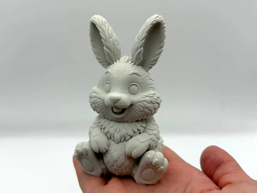 Chú Thỏ Phục Sinh Bông Xù (Fluffy Easter Bunny) - Image 1