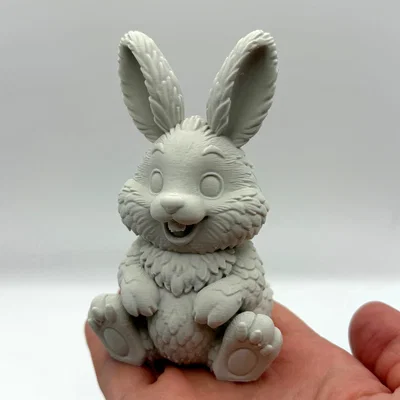 Chú Thỏ Phục Sinh Bông Xù (Fluffy Easter Bunny)