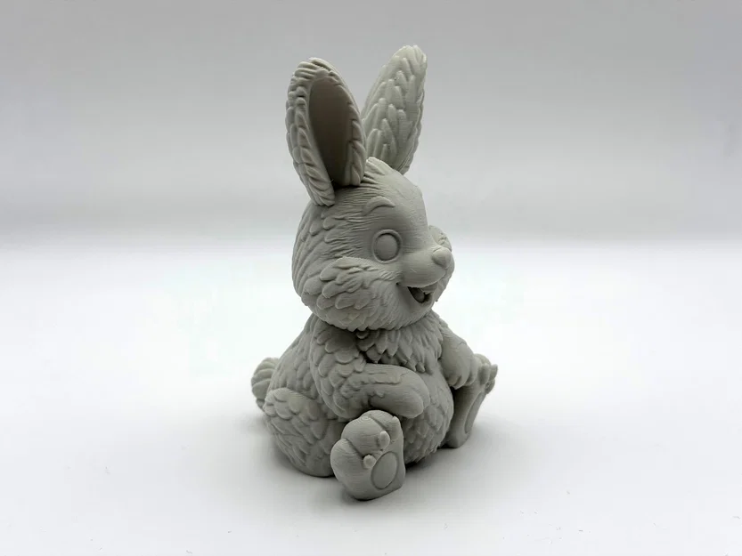 Chú Thỏ Phục Sinh Bông Xù (Fluffy Easter Bunny) - Image 5