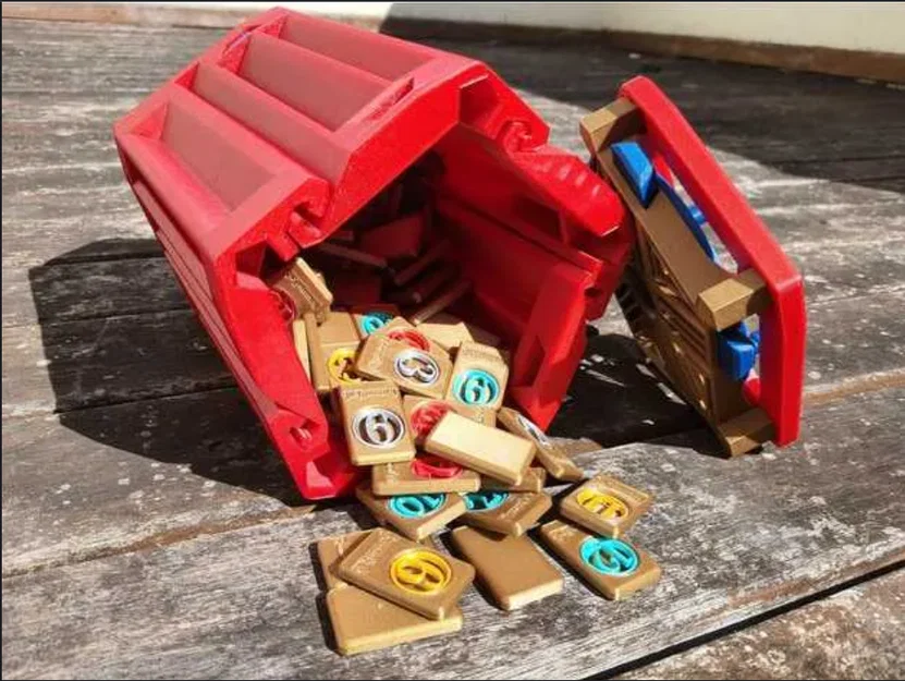 Bộ gạch Rummikub du lịch thu nhỏ in 3D cực tiện lợi - Image 1