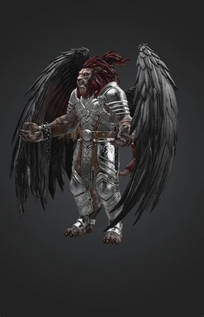 Mô hình 3D Ironwing Warlord - Chiến binh Chimera dũng mãnh - Image 1