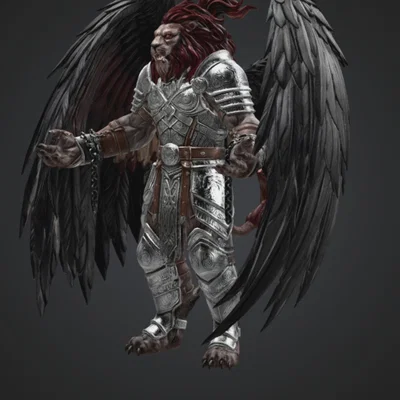 Mô hình 3D Ironwing Warlord - Chiến binh Chimera dũng mãnh