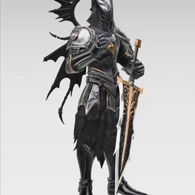 Mô hình 3D Sun Knight: Chiến binh bán thần cực ngầu cho người sưu tầm
