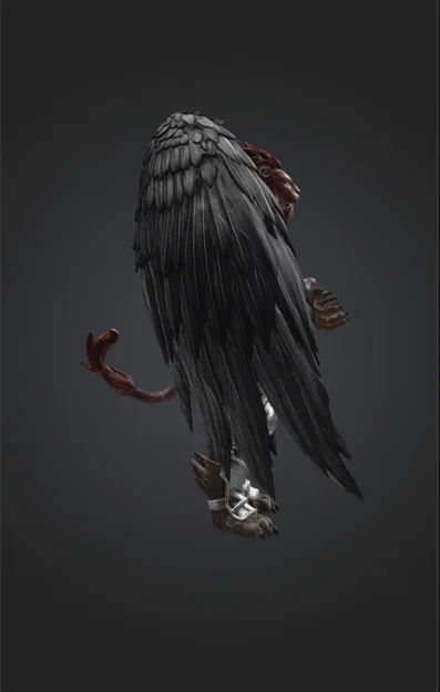 Mô hình 3D Ironwing Warlord - Chiến binh Chimera dũng mãnh - Image 3