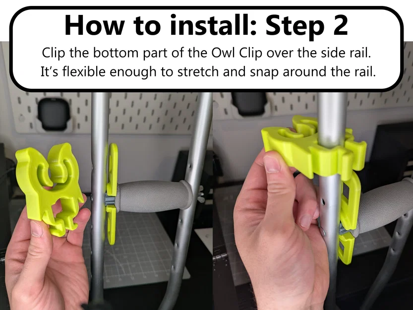 Owl-Reach (Phụ kiện kẹp dụng cụ gắp gắn nạng) - Image 6