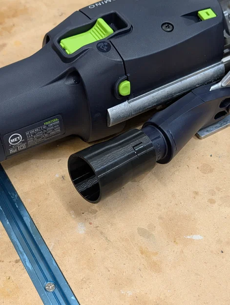 Đầu chuyển đổi hút bụi Festool Domino sang ống Ridgid 1 1/4 inch - Image 2