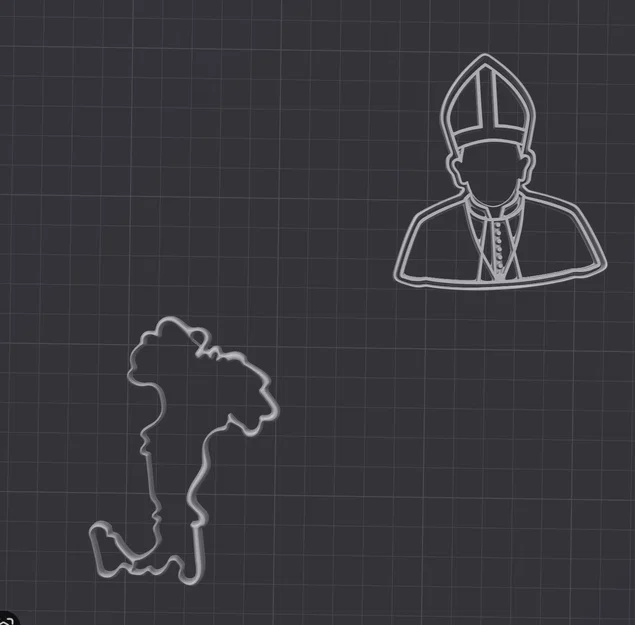 Bộ khuôn cắt bánh quy hình bản đồ Rome và Vatican độc đáo - Image 1