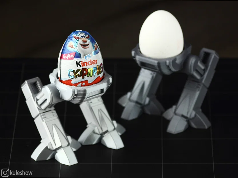 Egg-209: Mô hình giá đỡ trứng lấy cảm hứng từ Robot ED-209 - Image 2
