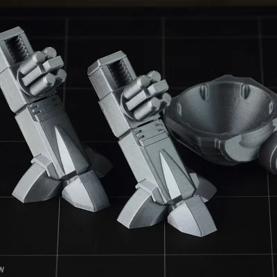 Egg-209: Mô hình giá đỡ trứng lấy cảm hứng từ Robot ED-209